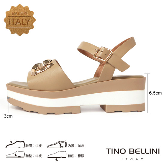 飾釦厚底涼鞋FSOV011-3