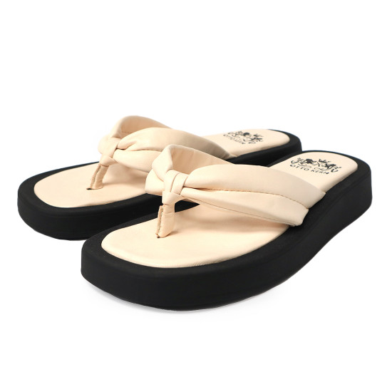 羊皮夾腳厚軟底涼拖鞋FSQO004-3