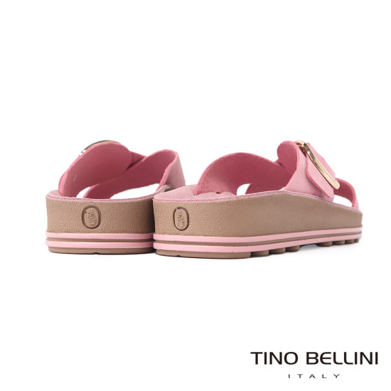 交叉寬帶釦環涼拖鞋FSQO010-7