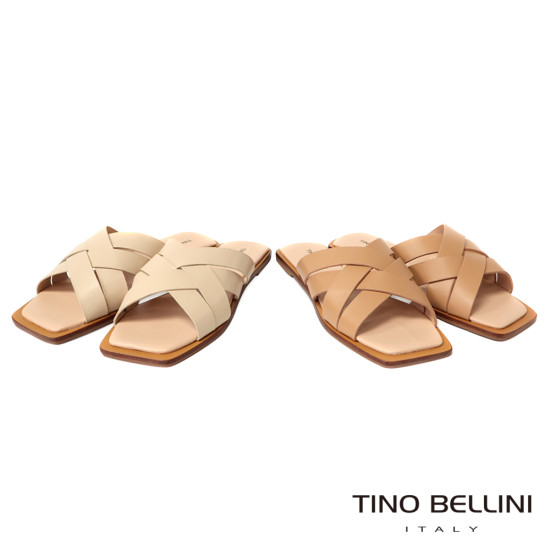 編織全真皮涼拖鞋FSQT012-3