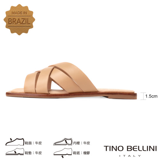 編織全真皮涼拖鞋FSQT012-9