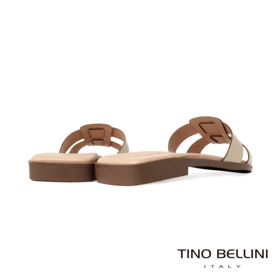 H型牛皮涼拖鞋FSQV006-3