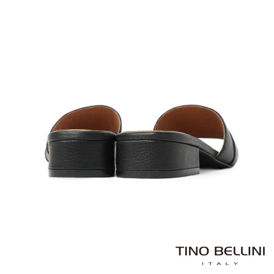 環飾牛皮小低跟涼拖鞋FSRO0001-1