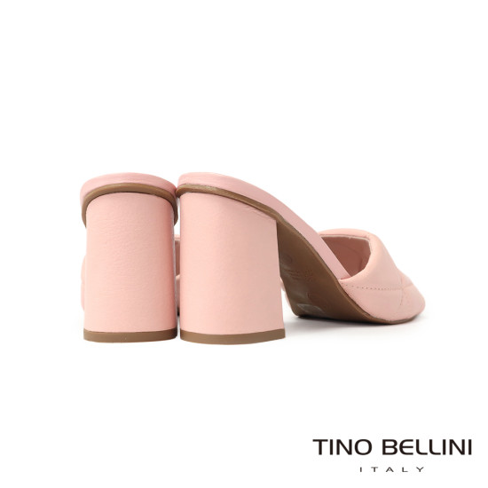 縫衍粗跟涼拖鞋FSTO002-7