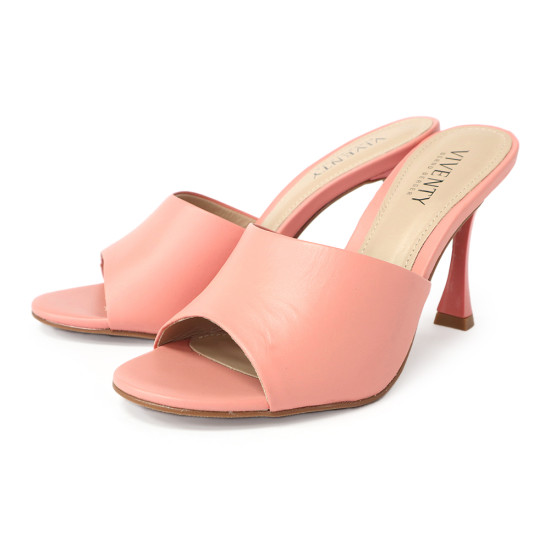 牛皮高跟涼拖鞋FSTV001-7