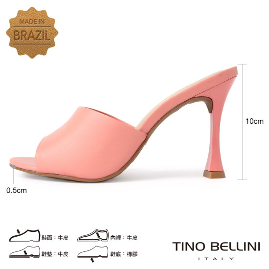 牛皮高跟涼拖鞋FSTV001-7