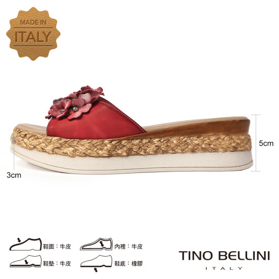 亮鑽花瓣厚底涼拖鞋FSUO002-2