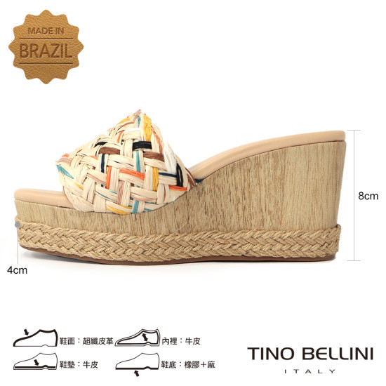 編織楔型涼鞋FSVV0001-3