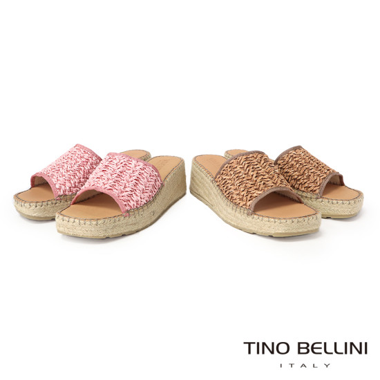 草編寬帶楔型涼拖鞋FSVV003-9