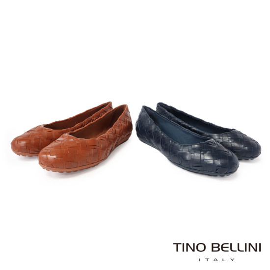 TINO BELLINI 貝里尼 巴西時尚編織娃娃鞋FWBT033D-9(駝色)