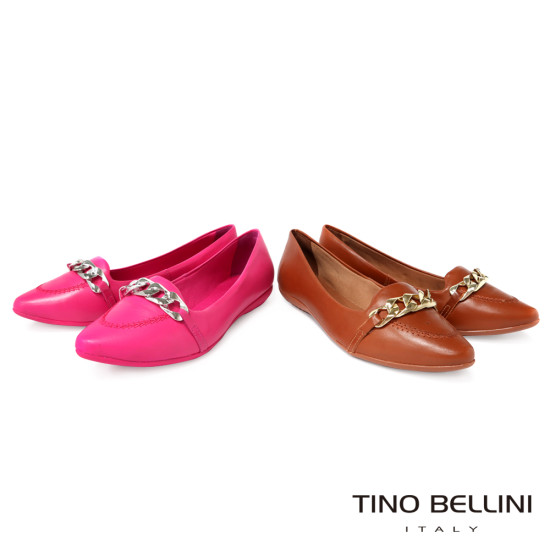 尖楦鍊飾平底鞋FWBV031-C