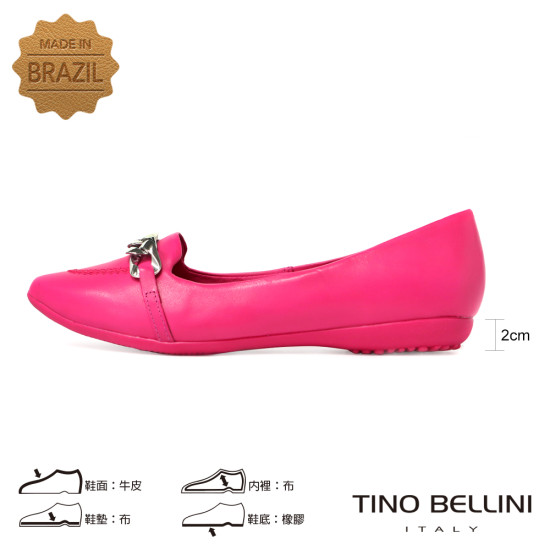 尖楦鍊飾平底鞋FWBV031-C