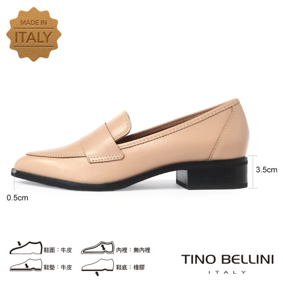 TINO BELLINI 貝里尼 義大利進口 尖頭樂福鞋FWCT026F-3