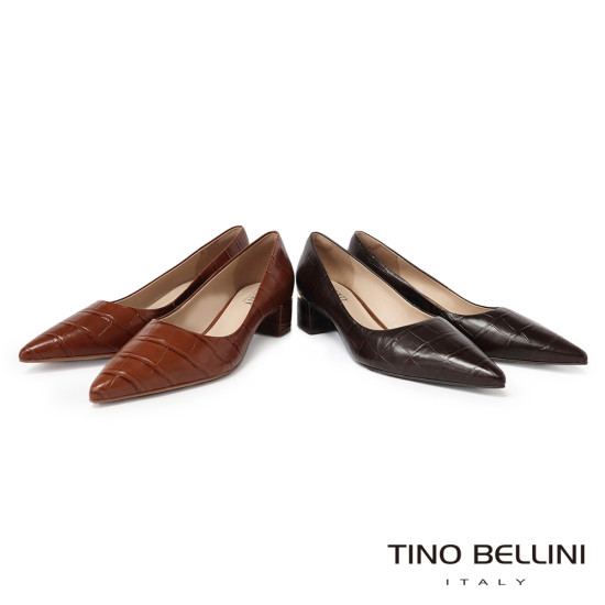 TINO BELLINI 貝里尼 巴西進口 尖頭低跟鞋FWCV036D-6