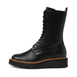 TINO BELLINI 貝里尼 歐洲進口 綁帶中筒軍靴FWMT005-1