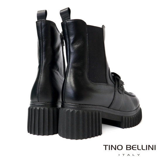 飾扣厚底切爾西靴FWNV024-1