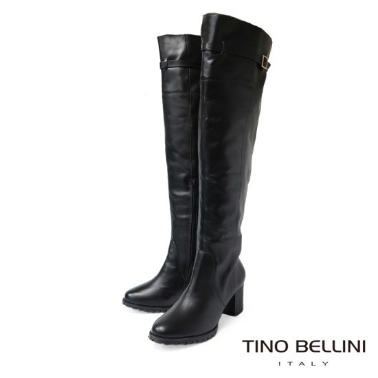 【TINO BELLINI 貝里尼】巴西進口 顯瘦秘密-及膝靴 FWZV002-1