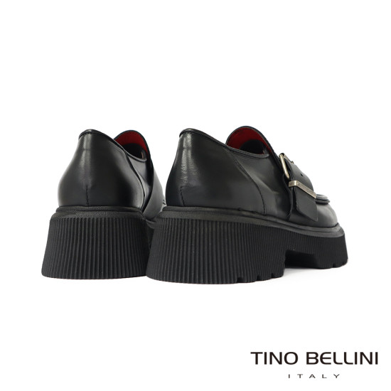 牛皮飾釦厚底鞋FYLV025-1