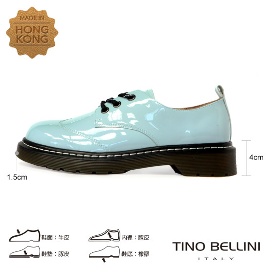 漆皮繫帶休閒鞋FZCV0003-4