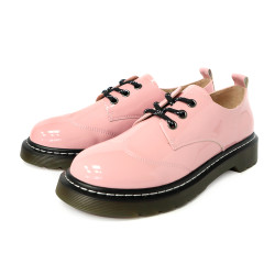 漆皮繫帶休閒鞋FZCV0003-7