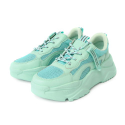 織帶牛皮拼接網布運動鞋LB0V0005-5